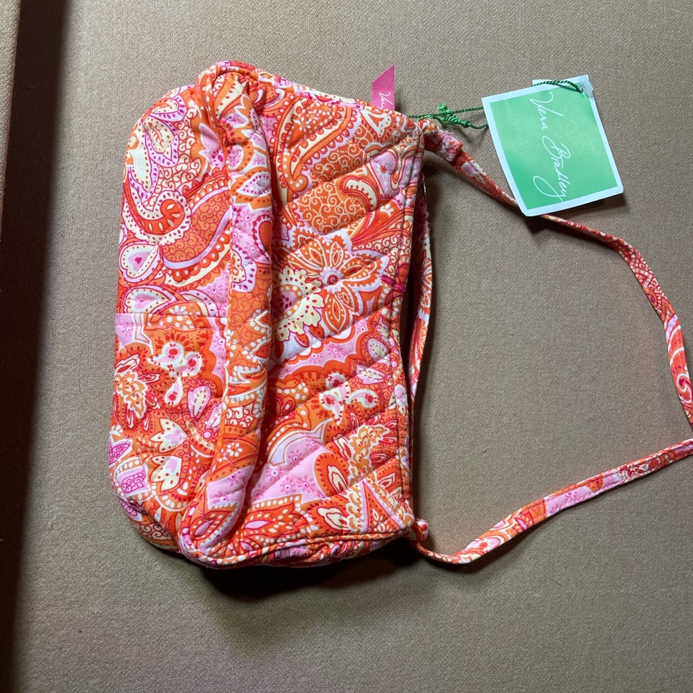 Brand New Vera Bradley Bag/Purse Pink/Orange Sherbet Retired Print
